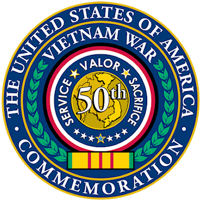 Vietnam 50th Anniversary Commemoration Logo